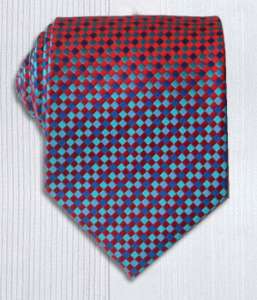 Cravate en soie tissée